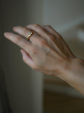 Incredible Historic Compartment Ring 18K Gold 1943