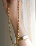Extraordinary Stunning Rope Chain 18K Gold