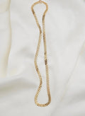 A Gorg Forever Piece Vintage Curb Link Chain 18K Gold 1970s Sweden