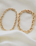 Stunning Danish Vintage Anchor Bracelet 14K Gold 1960s