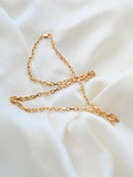 Radiant Italian Vintage Anchor Link Chain 18K Gold