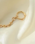 Amazing Rare 10.4 Inches Rose Gold Watch Chain 18K Gold