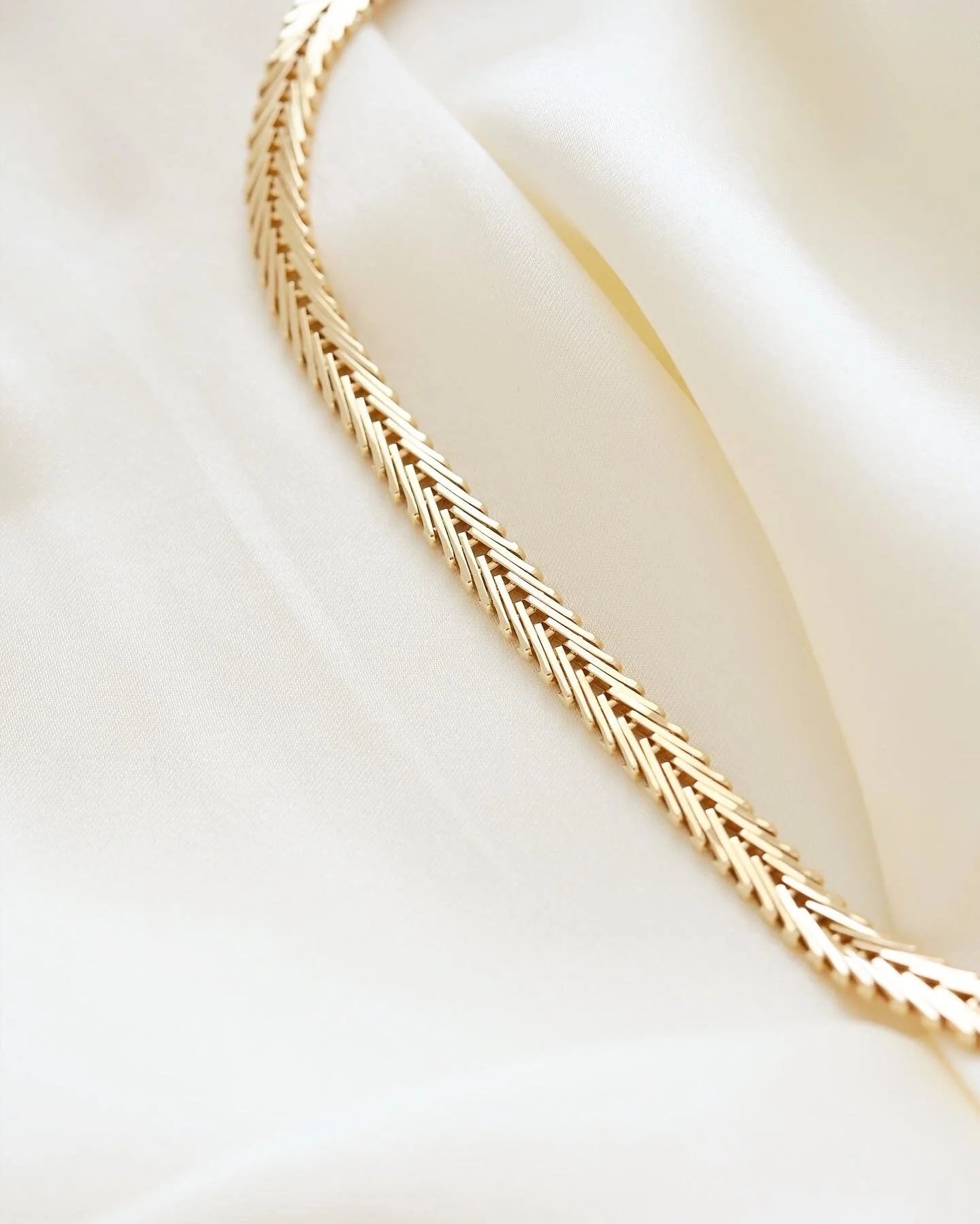 Gorgeous Danish Vintage Necklace 14K Gold