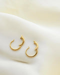 Super Rare Bigger Sized Ouroboros Earrings 18K Gold 1700s